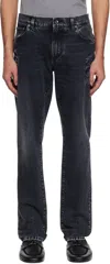 Dolce & Gabbana Charcoal Stretch Corduroy Pant In Black