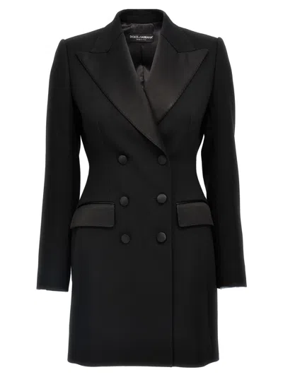 DOLCE & GABBANA BLACK DOLCETUXEDO BLAZER
