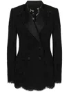Dolce & Gabbana Black Double-breasted Blazer In Black