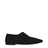 Dolce & Gabbana Men Black Woven Dress Shoes, 8 Luxury Lace Ups & Dress Shoes For Men Darveys In Black