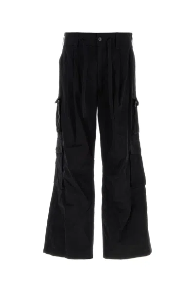 Dolce & Gabbana Black Faille Cargo Pant