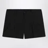 Dolce & Gabbana Black Gabardine Bermuda Shorts