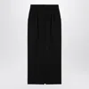 Dolce & Gabbana Black Gabardine Wool Pencil Skirt In Black