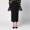 Dolce & Gabbana Wool-blend Pencil Midi Skirt In Black