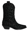Dolce & Gabbana Leopard Cowboy Boots Women's Shoes