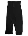 Dolce & Gabbana Black High Waist Tight Midi Trouser Underwear In Black