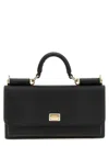 Dolce & Gabbana Textured Calfskin Mini Bag With Gold-tone Hardware In Black
