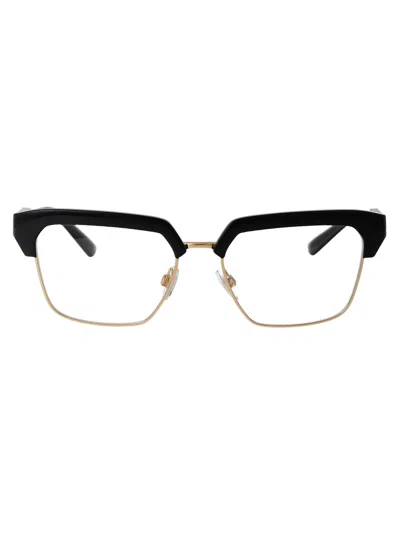 Dolce & Gabbana Black Injected Optical Glasses