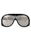 Dolce & Gabbana Black Injected Sunglasses In Gray