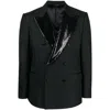 Dolce & Gabbana Sequin-lapel Double-breasted Blazer
