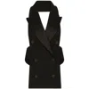 Dolce & Gabbana Open-back Virgin Wool-blend Waistcoat