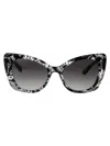 Dolce & Gabbana Lace-detail Cat Eye-frame Sunglasses