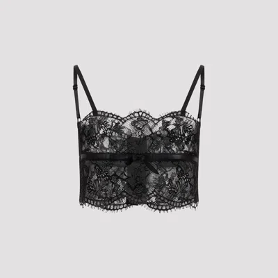 DOLCE & GABBANA BLACK LACE BRA