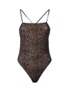 Dolce & Gabbana Lace Overlay One-piece Swimsuit