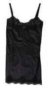 Dolce & Gabbana Black Lace Silk Sleepwear Camisole Top Women's Underwear In Multi