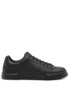 Dolce & Gabbana Portofino Light Black Sneakers With Logo Patch On The Tongue And Tonal Logo Lettering On The Heel In In Black