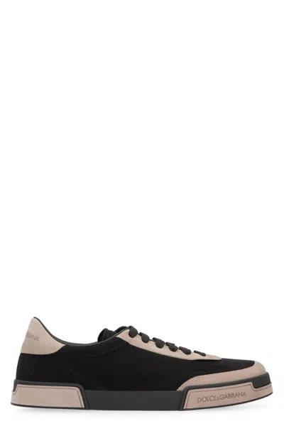 Dolce & Gabbana Portofino Low-top Sneakers In Black