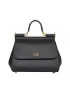 Dolce & Gabbana Black Large Sicily Handbag