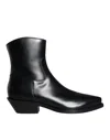 Dolce & Gabbana Woman Gaucho Leather Ankle Boots Black