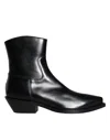 Dolce & Gabbana Woman Gaucho Leather Ankle Boots Black