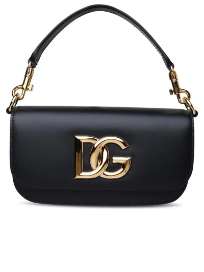 DOLCE & GABBANA DOLCE & GABBANA BLACK LEATHER BAG