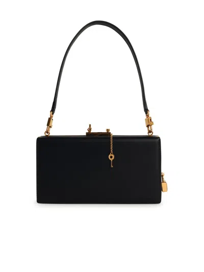 Dolce & Gabbana Eva Calfskin Shoulder Bag In Nero
