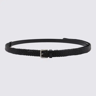 Dolce & Gabbana Black Leather Belt