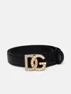 Dolce & Gabbana Cintura Bassa  Perle In Black