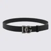 DOLCE & GABBANA DOLCE & GABBANA BLACK LEATHER BELT