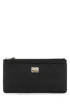 Dolce & Gabbana Black Leather Card Holder