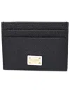 Dolce & Gabbana Black Leather Card Holder