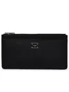 Dolce & Gabbana Black Leather Card Holder In Black