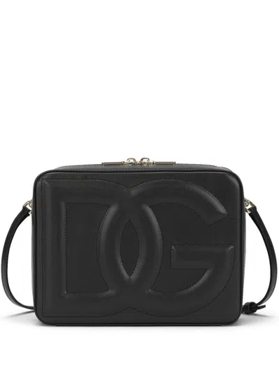 Dolce & Gabbana Black Leather Crossbody Bag