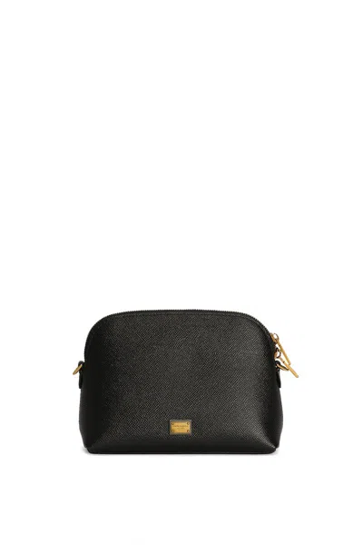 Dolce & Gabbana Black Leather Crossbody Bag