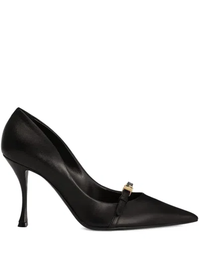 Dolce & Gabbana Black Leather Decollete