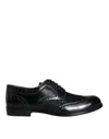 Dolce & Gabbana Day Classic Brushed Leather Brogue Shoes