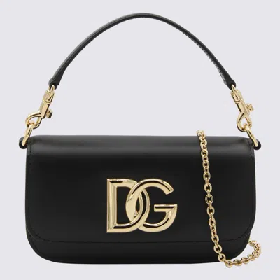 Dolce & Gabbana Black Leather Handle Bag