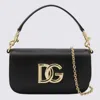 Dolce & Gabbana Dg-plaque Cross Body Bag In Black