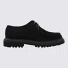 Dolce & Gabbana Polished Derby Shoes In Calf Leather In Black