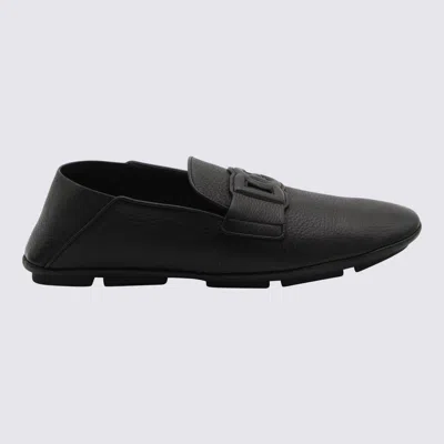 Dolce & Gabbana Black Leather Loafers