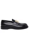 DOLCE & GABBANA DOLCE & GABBANA BLACK LEATHER LOAFERS