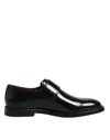 Dolce & Gabbana Derby Lace-up Shoes In Patent Leather In Black