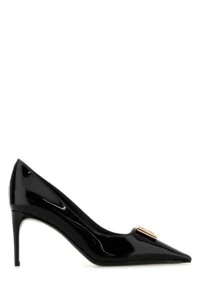 Dolce & Gabbana Black Leather Pumps