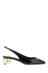 Dolce & Gabbana 40mm Logo-heel Pumps In Black
