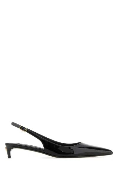 Dolce & Gabbana Black Leather Pumps