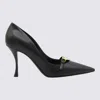 Dolce & Gabbana 90mm Leather Pointed-toe Pumps In Black