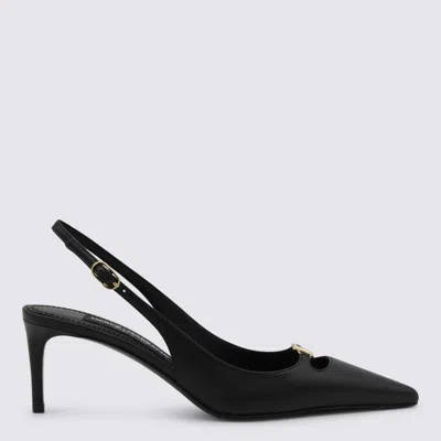Dolce & Gabbana Black Leather Pumps