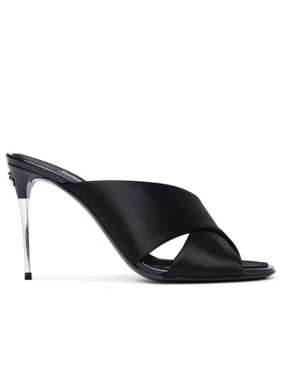 DOLCE & GABBANA SATIN SANDALS