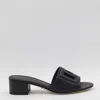 Dolce & Gabbana Dg Logo Leather Sandals