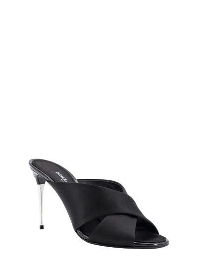 Dolce & Gabbana Woman  Black Leather Sandals